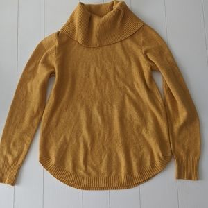 Mustard Cowl Sweater